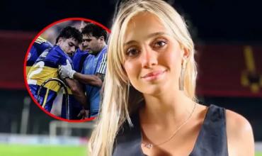 La filosa frase de Morena Beltrán sobre la actualidad de Lucas Blondel en Boca: "No tiene lugar"