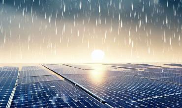 Energías renovables: crean celdas solares que generan electricidad con la lluvia