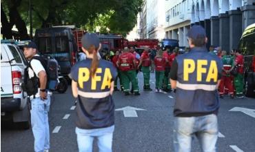 Se filtraron las imágenes del gendarme que le explotó la carta bomba en la Escuela Superior