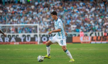 Valentín Carboni se rompió los ligamentos y Racing pierde a otra pieza clave