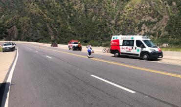 Una mujer resultó herida tras caer de su bicicleta sobre Ruta 75