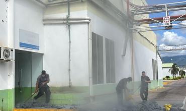 Principio de incendio en una fábrica sobre Ruta 38