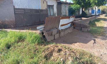 Capital: casas inundadas en la zona este de la ciudad tras la fuerte tormenta