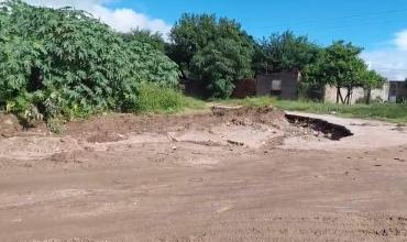 Así quedó el barrio 8 de Diciembre tras la fuerte tormenta