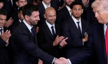 La íntima charla entre Messi y Donald Trump