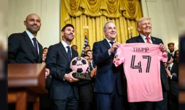 La íntima charla entre Messi y Donald Trump