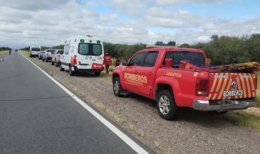 Un automóvil volcó sobre Ruta 38 cerca de Talamuyuna