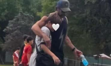 La foto de Luciano Castro junto a su hijo luego de su internación: el regreso del actor a sus mejores rutinas