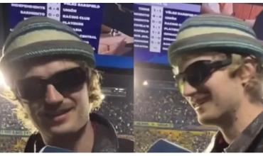 El actor de Stranger Things que revolucionó el palco de Boca y se hizo viral antes del Lollapalooza