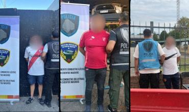 Tres prófugos detenidos en operativos por el TC2000 y River: uno era buscado por la Justicia de La Rioja