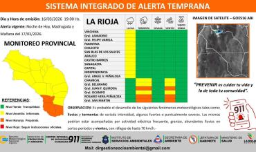 Difunden alerta preventivo por lluvias, tormentas severas y vientos