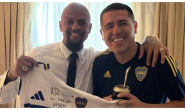 El tremendo guiño de Felipe Melo a Riquelme y Boca antes del sorteo de la Libertadores: "Siempre, siempre"
