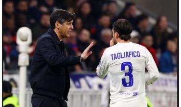 Furia y eliminación de Tagliafico de la Europa League: fue expulsado en el último segundo en la derrota del Olympique Lyon ante Celta