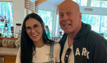 Bruce Willis celebró su cumpleaños 71 y Demi Moore le sacó una emotiva foto con su nieta