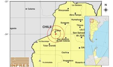 Un sorpresivo sismo se sintió en la cordillera este sábado