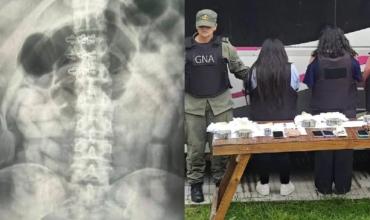 Horror en la ruta 38: detuvieron a 10 personas con más de 500 cápsulas de cocaína dentro del cuerpo