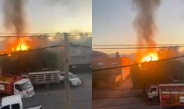 Detuvieron a un hombre por la explosión en la fábrica de garrafas en Merlo