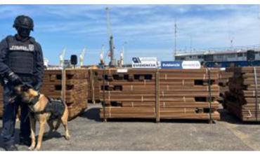 La Policía Marítima chilena decomisó 68 toneladas de productos impregnados con droga proveniente de Bolivia