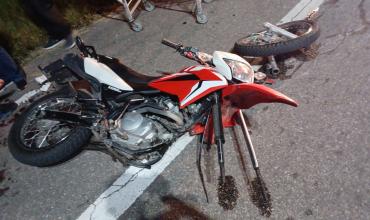Motociclista herido tras ser embestido por un vehículo que se dio a la fuga