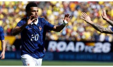 Mete miedo: con los suplentes, Francia pasó por arriba 3-1 a Colombia en Orlando