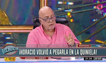 Horacio Pagani volvió a ganar la quiniela y se enteró al aire: “Lo repartimos entre todos”