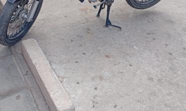 Choque entre bicicleta y moto dejó solo daños materiales en Chepes