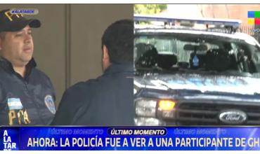 Las primeras imágenes de la policía en Telefe tras las denuncias contra La Maciel, participante de Gran Hermano
