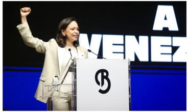 María Corina Machado reivindica desde Madrid “elecciones limpias y libres” por la “estabilidad y la paz” en Venezuela