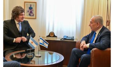 Milei y Netanyahu anunciaron vuelos directos y un acuerdo en inteligencia artificial