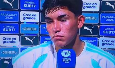 El exabrupto de un jugador de la Selección Sub 17 tras perder la final ante Colombia