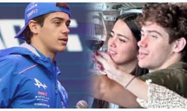 El íntimo momento de Franco Colapinto con Maia Reficco antes del show de la Fórmula 1 con un regalo de lujo