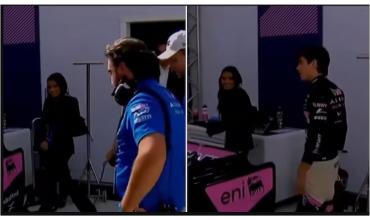 Franco Colapinto y Maia Reficco, juntos en los boxes del Road Show: el romance que ya no se oculta