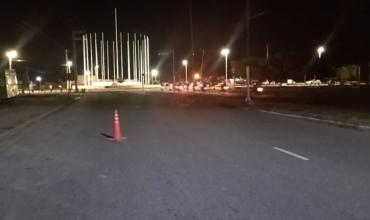 La Policía debió realizar un operativo para despejar a un numeroso grupo de motociclistas