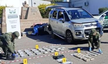  Catamarca :Gendarmería secuestró 39 kilos de cocaína