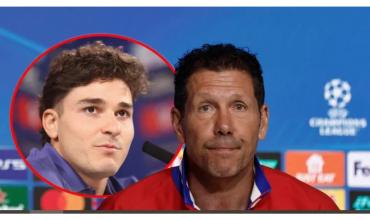 La sentencia de Simeone sobre Julián Álvarez y el interés del Barcelona y otros clubes por él: "No estoy en su cabeza"