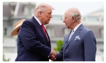 "Si no fuera por nosotros, estarías hablando francés": el rey Carlos III se burló de Trump en la Casa Blanca