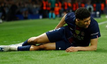 Duro golpe para la selección de Marruecos: Hakimi se lesionó y no se sabe si podrá jugar el Mundial