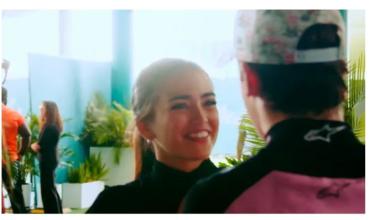 Alpine confirmó el romance de Franco Colapinto con Maia Reficco con un video del primer beso en público