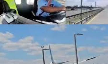 Un avión chocó con un camión al aterrizar en el aeropuerto Newark: hubo una persona herida