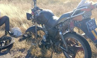 Dos motociclistas resultaron heridos tras un accidente sobre Ruta 141