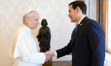 Marco Rubio se reunió con el papa León XIV en medio de la crisis con Trump