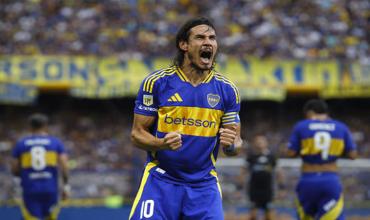 Edinson Cavani recibió el alta médica en Boca y podría volver para la Copa Libertadores
