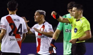 Revés para River en la Copa Sudamericana: la Conmebol rechazó la apelación por la expulsión de Beltrán