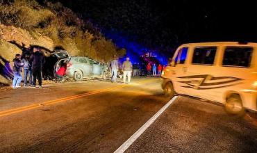Grave choque en Ruta 60 en La Cébila dejó varios heridos, entre ellos una beba, y una mujer permanece internada