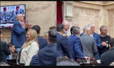 Violento cruce en el Congreso: un diputado kirchnerista fue a buscar a un libertario y los tuvieron que separar
