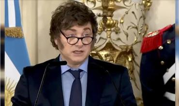 Milei anunció la baja de retenciones al trigo, a la cebada y a la soja