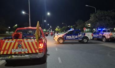 Motociclista resultó herido tras chocar con un automóvil que se dio a la fuga