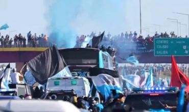La chicana de Belgrano a Talleres durante su caravana tras gritar campeón
