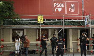 España: allanaron la sede del PSOE