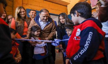 El Gobernador Quintela inauguró una multisala de Nivel Inicial en Atiles 